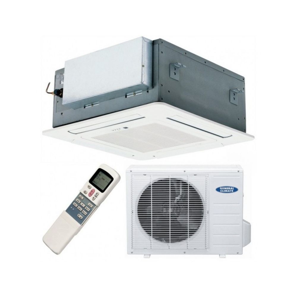 General Climate GC-4C12HRF(c) внутренний блок кондиционера кассетный компакт R410A