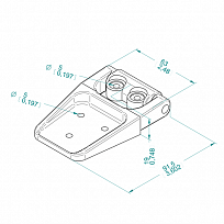Петля N149 для профиля P130