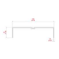 Уплотнитель G65 для профиля P118 (бухта 400м)